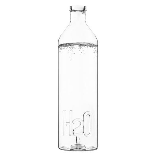 Glasflasche H2O