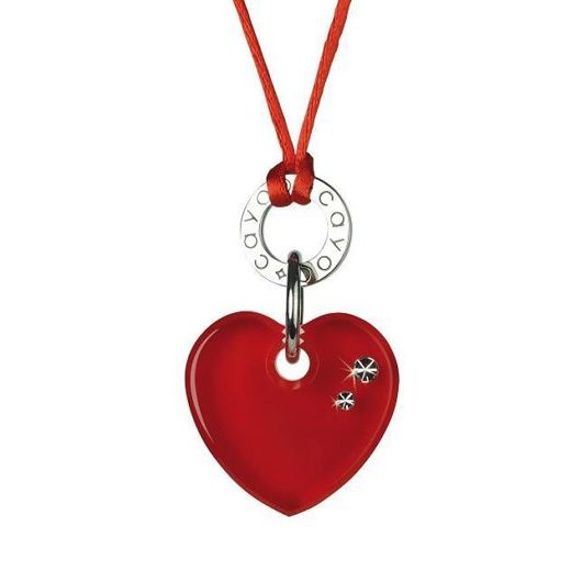 Cayoo Heart Pendant - Halskette+Anhänger rot