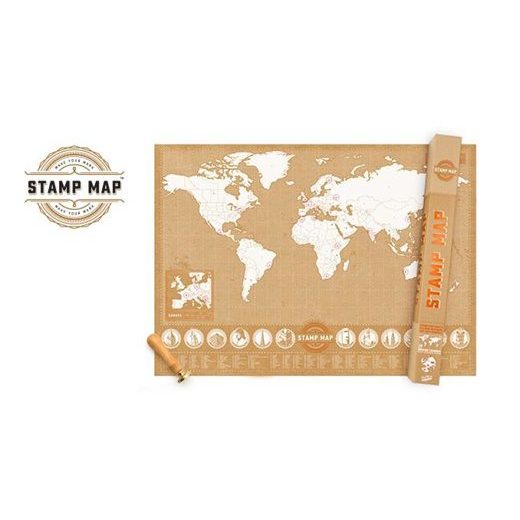Scratch Map Stamp