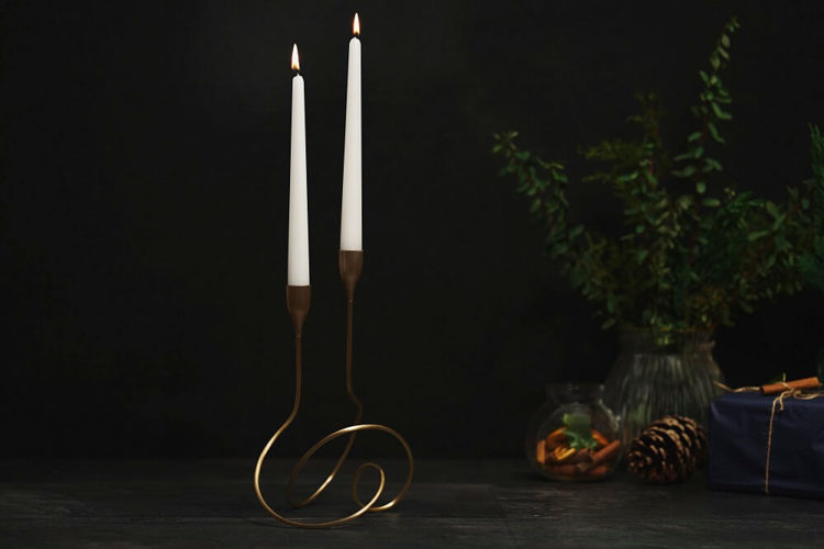 Kerzenständer Black+Blum Antique Brass