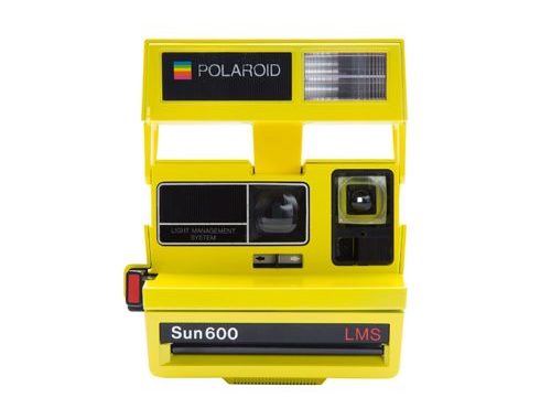 Polaroid Instant 600 Kamera Smiley Gelb
