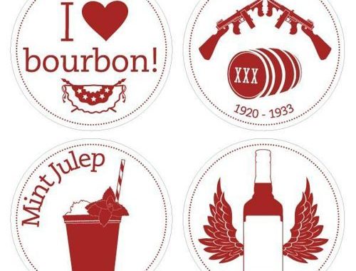Bourbon Coasters